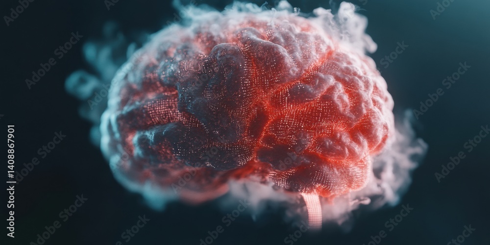 Poster Neurological Frontier Immersive Quantum Biohacking Visualization of Cognitive Networks - Next-Gen Neuroscience Innovation and Brain Performance Enhancement