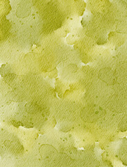 Green watercolor background painting