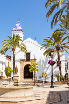 Ermita del Santo Cristo church in the old town, Marbella, Costa del Sol, Spain