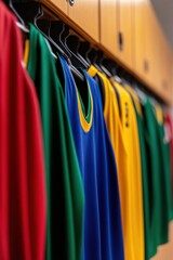 Obraz premium Dynamic Sports Branding Vibrant Womens College Basketball Jersey Showcase - Empowering Athletic Performance and Team Identity Design