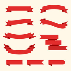 Obraz premium 리본 라벨 일러스트 디자인