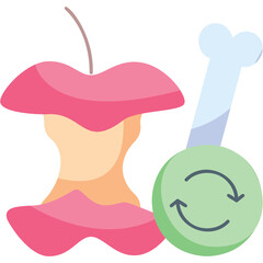 Organic Waste Recycling Illustration