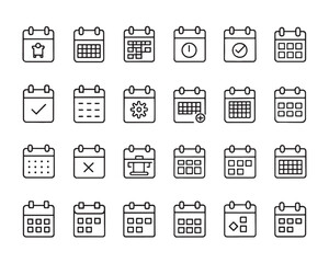 Creative Planner Icons for Office Use Graphics