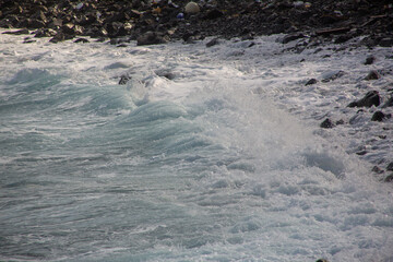 奄美大島の自然、海、波。