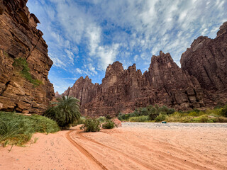 wadi disa wonders of saudi arabia uniqe and beautiful place  