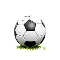 High-Quality PNG Soccer Ball Isolated on White Background for Sports and Graphic Design Projects