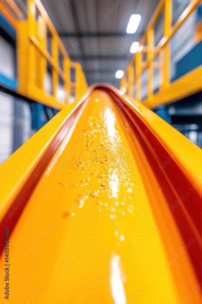 Aufkleber industrial innovation visualized high-performance gold ore processing corridor - next-gen resource e