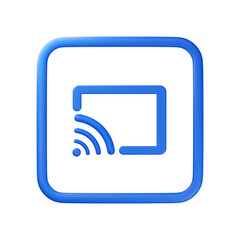 3d share screen icon