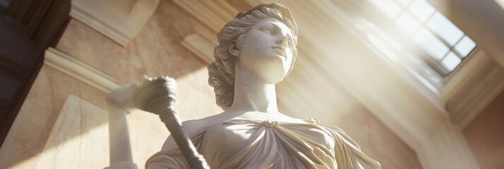 Global Heritage Day Minimalist Justice Architectural Marble Sculpture Illuminating Ethical Design, Legal Branding and Cultural Preservation Insights