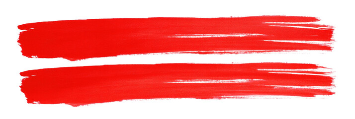 Red Marker Paint on transparent background