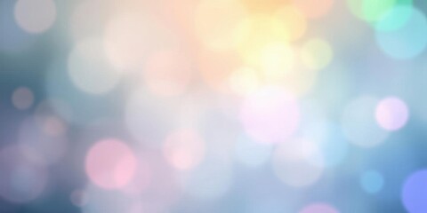 Fototapeta premium Pastel Bokeh Background Soft Dreamy Blurred Lights