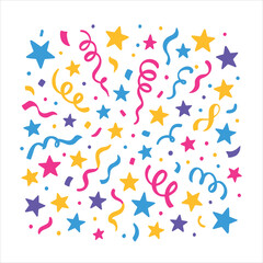 colorful confetti background