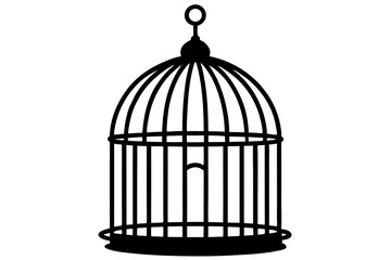 bird cage  silhouette
