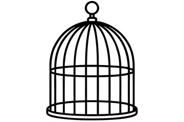 bird cage  silhouette