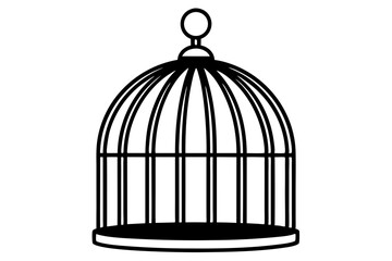 bird cage  silhouette
