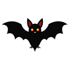 Fototapeta premium halloween bat isolated on a white background