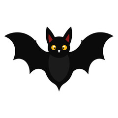 halloween bat isolated on a white background