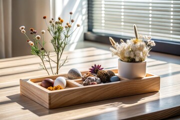 Still Life with Flowers, Eggs, and Stones
