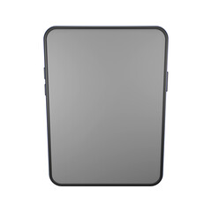 3D smartphone render with a blank screen and minimal design.
