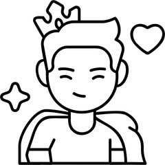 Obraz premium Narcissistic Personality Disorder Icon