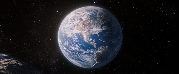 Naklejka premium Earth from Space (1)
