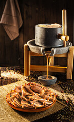 Tripe is a common ingredient in hot pot in Asian countries. This meat is the stomach meat of the cow.