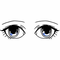 eye of the girl
