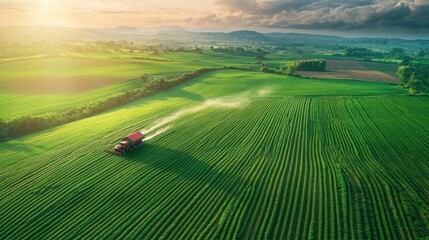 AI-driven climate monitoring system tracking weather patterns for agriculture
