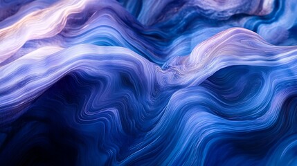 Obraz premium Abstract swirls of vibrant blues and purples.