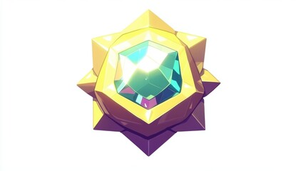 Golden Star Gem
