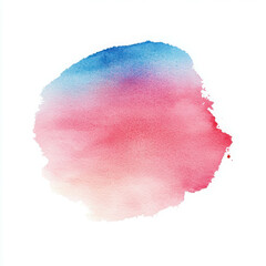 Vibrant Watercolor Splash in Blue and Pink Tones for Artistic Background or Design Use