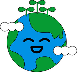 Fototapeta premium 깨끗한지구