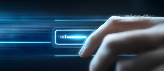 user typing login and password, cyber security concept, data protection and secured internet access, cybersecurity