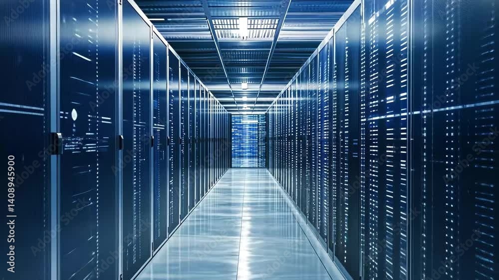 Poster data processing and scope scanning in a modern server room environment, data processing over scope s