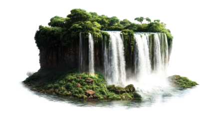 PNG Iguazu Falls waterfall landscape nature.