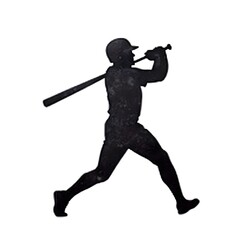 baseball player silhouette