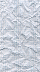 Crumpled Grid Graph Paper Background