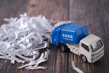 ゴミ収集車 清掃車 環境問題 ゴミ エコ