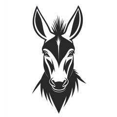 Donkey Head Silhouette