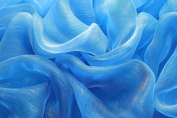 Azure Fabric Texture