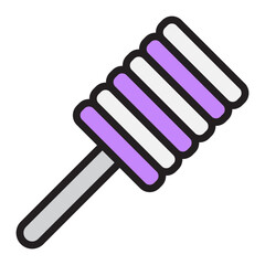 Fototapeta premium Marshmallows Vector Filled Icon Design