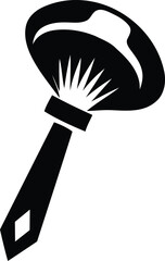 Creative and modern style tie isolated vector icon, Tie silhouette vector illustration