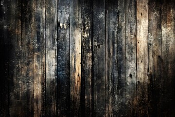 Dark Rustic Weathered Wooden Planks Background Texture