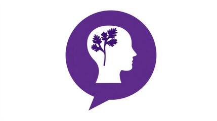 Elegant Silhouette of a Woman with Floral Accents Showcasing Icons of Wellness and Healthcare in a Beautiful Conceptual Design