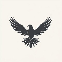 Obraz premium Soaring Dove Logo