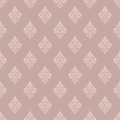 Vector Elegant Damask Seamless Pattern for Wallpaper, Fabric, Branding, Packaging, Invitations, Wedding, Home Decor Design