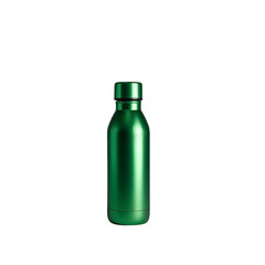 Sleek Reusable Water Bottle Mockup &ndash; Metallic Texture