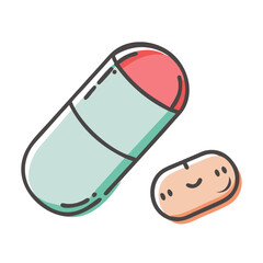 capsule icon, capsule vector illustration-simple illustration of capsule, perfect for capsule logos and icons