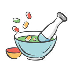 compounded medicine icon, compounded medicine vector illustration-simple illustration of compounded medicine, perfect for compounded medicine logos and icons