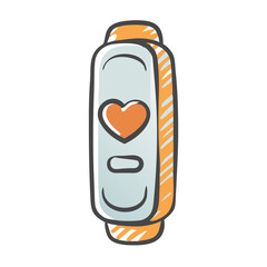 fitness tracker icon, fitness tracker vector illustration-simple illustration of fitness tracker, perfect for fitness tracker logos and icons